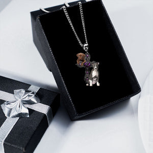 Pitbull Pray For God Stainless Steel Necklace