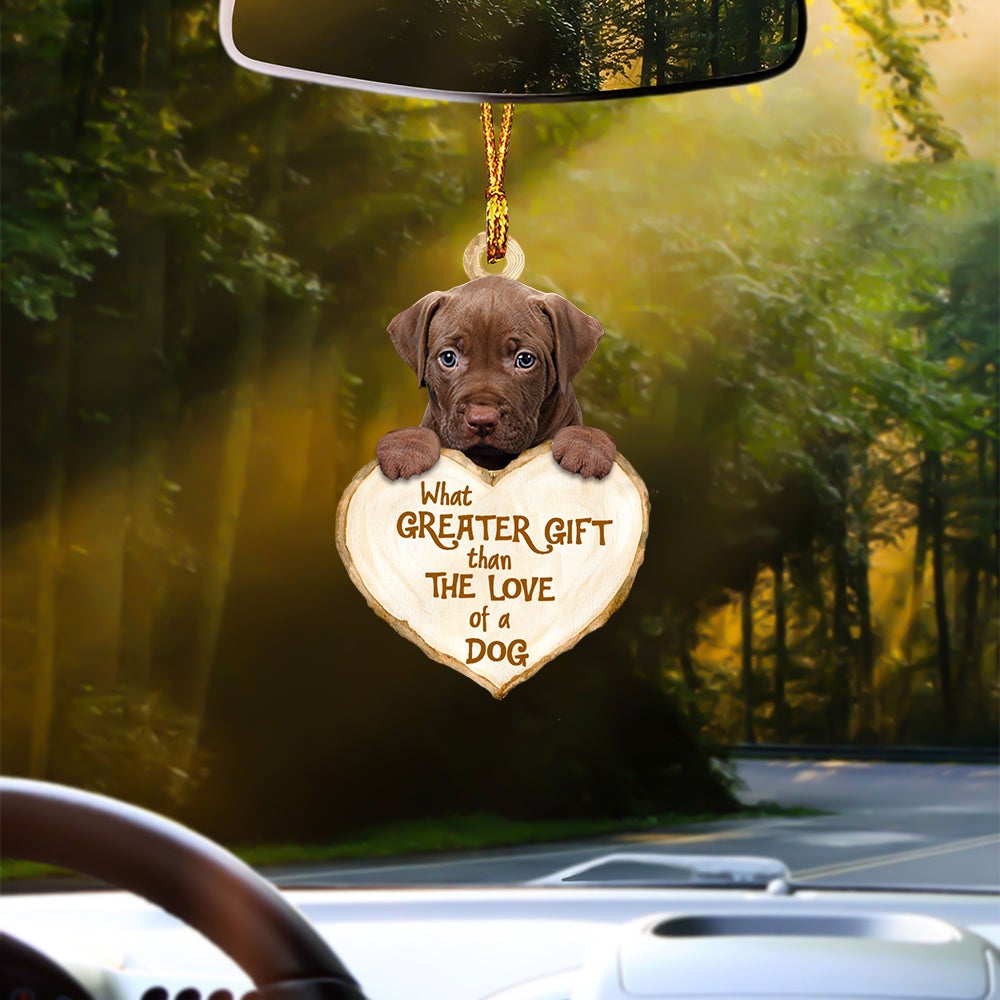 Pitbull Greater Gift Car Hanging Ornament