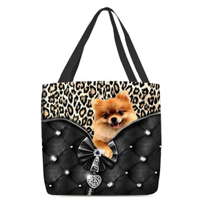 2022 New Release Pomeranian All Over Printed Tote Bag