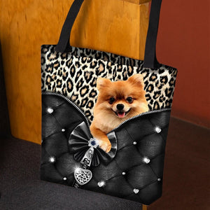 2022 New Release Pomeranian All Over Printed Tote Bag