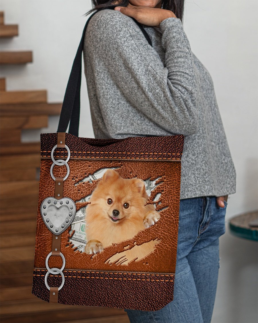 Pomeranian Stylish Cloth Tote Bag