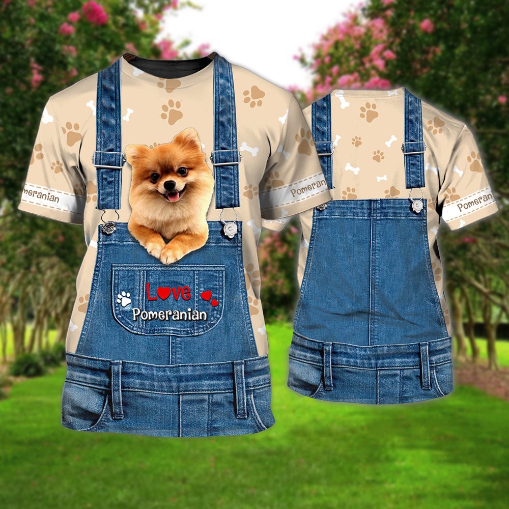 Love Pomeranian Cute Unisex T-shirt