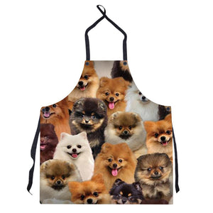 A Bunch Of Pomeranians Apron/Great Gift Idea For Christmas