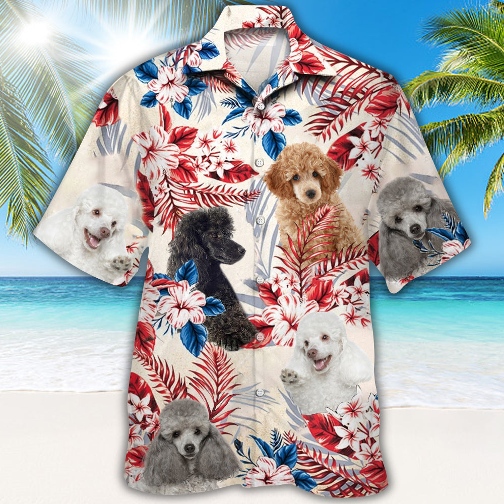 Poodle Hawaiian Shirt