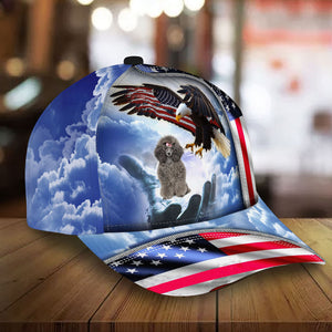 Poodle03 Perfect One Nation Under God Cap For Patriots And Dog Lovers
