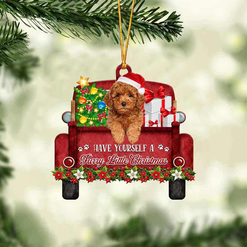 Poodle06 Have Yourself A Furry Little Christmas Ornament