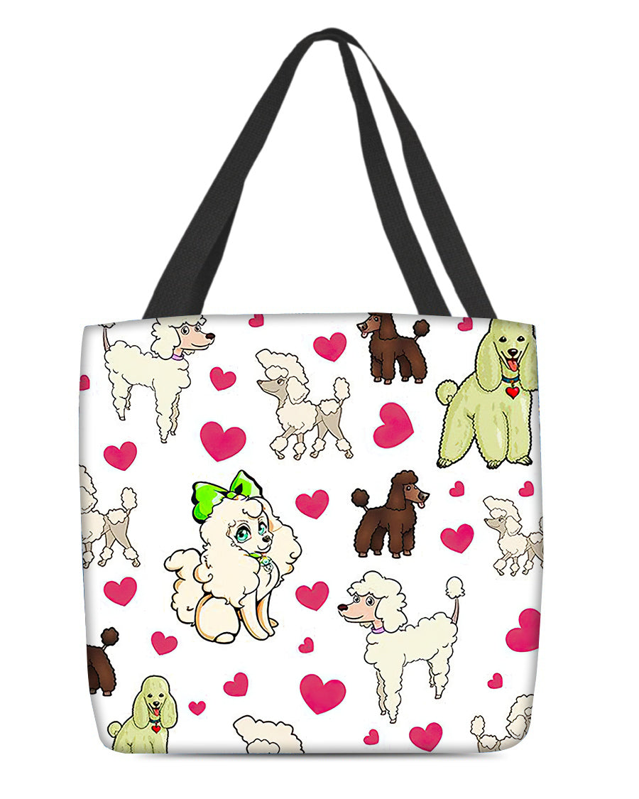 Cute Poodle Tote Bag