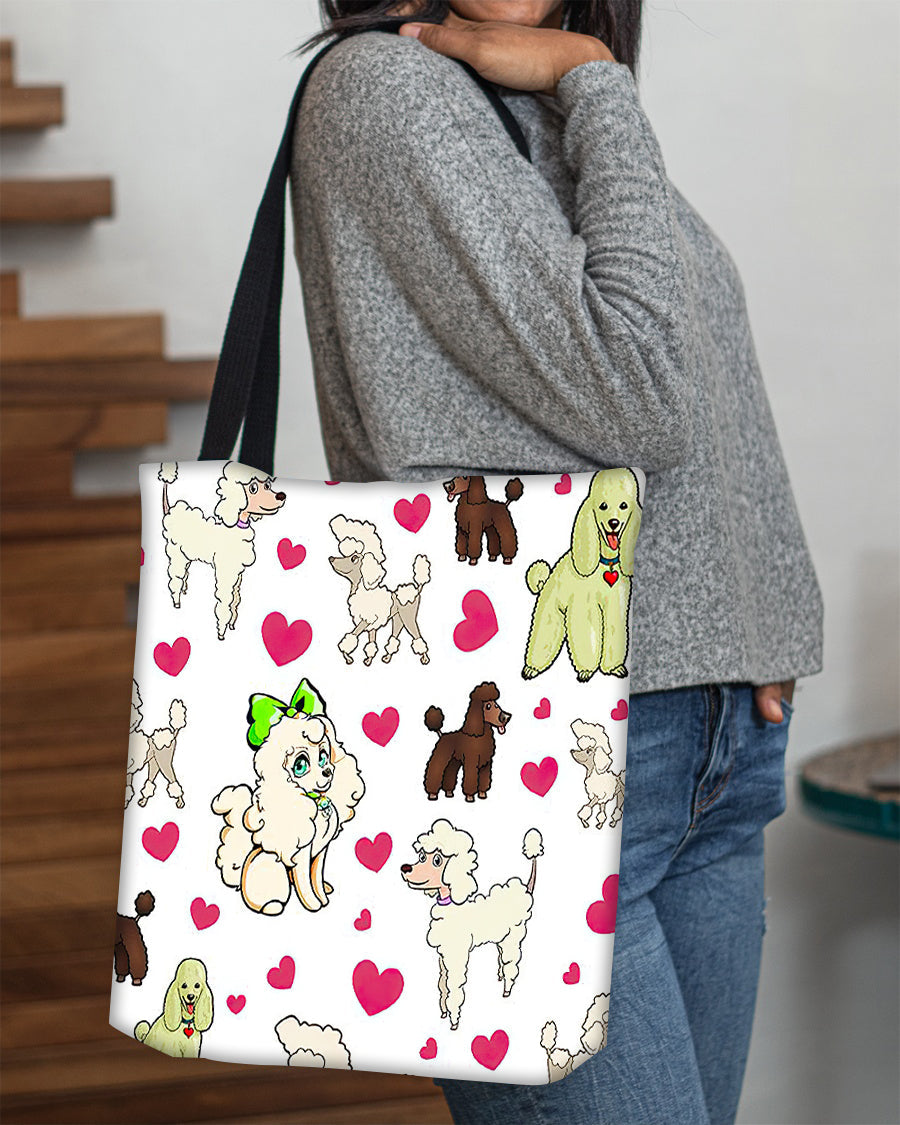 Cute Poodle Tote Bag