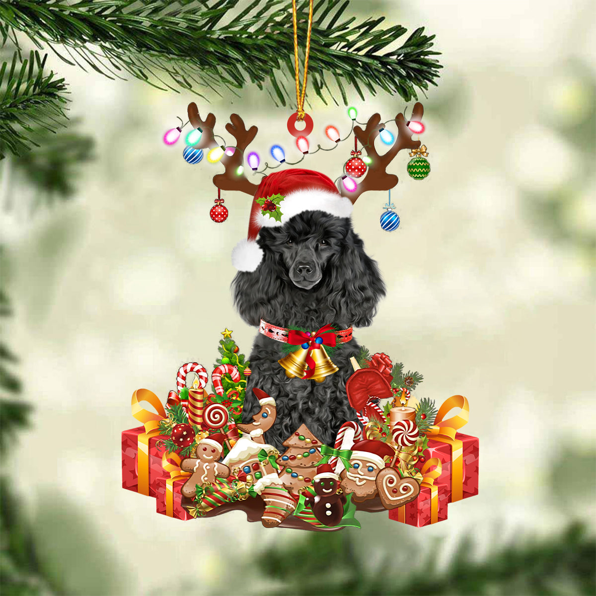 Poodle4 -2022 New Release Christmas Ornament