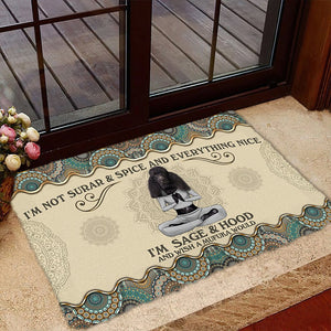 Wish A Mufuka Would-Poodle Doormat