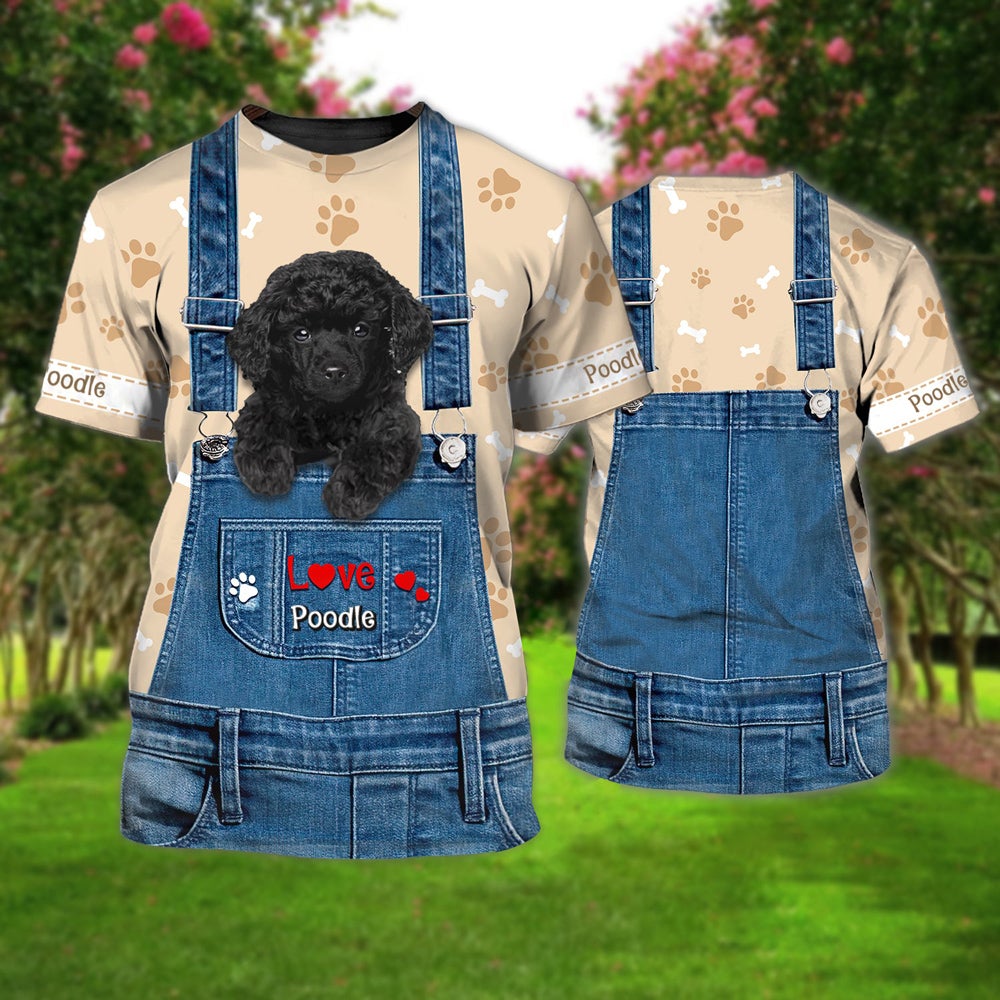 Love Poodle Cute Unisex T-shirt