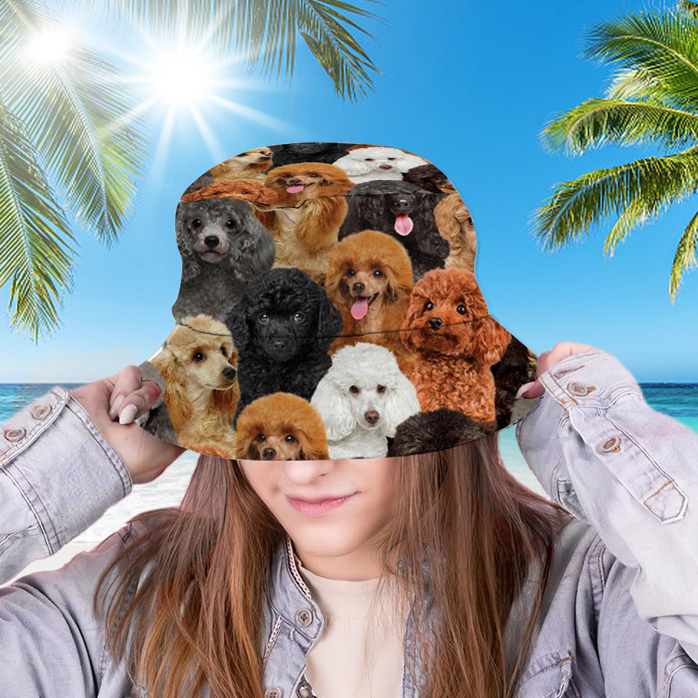 A Bunch Of Poodles Bucket Hat