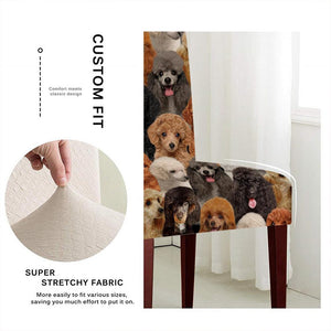 A Bunch Of Poodles Chair Cover/Great Gift Idea For Dog Lovers