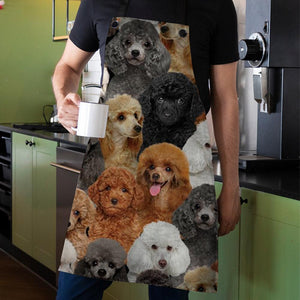 A Bunch Of Poodles Apron/Great Gift Idea For Christmas