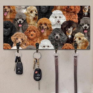 A Bunch Of Poodles Key Hanger