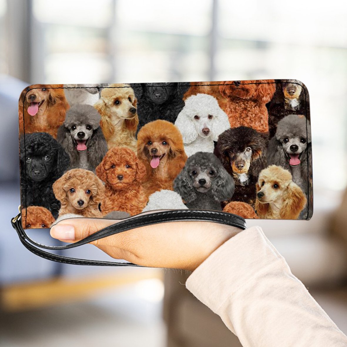 A Bunch Of Poodles Clutch Purse