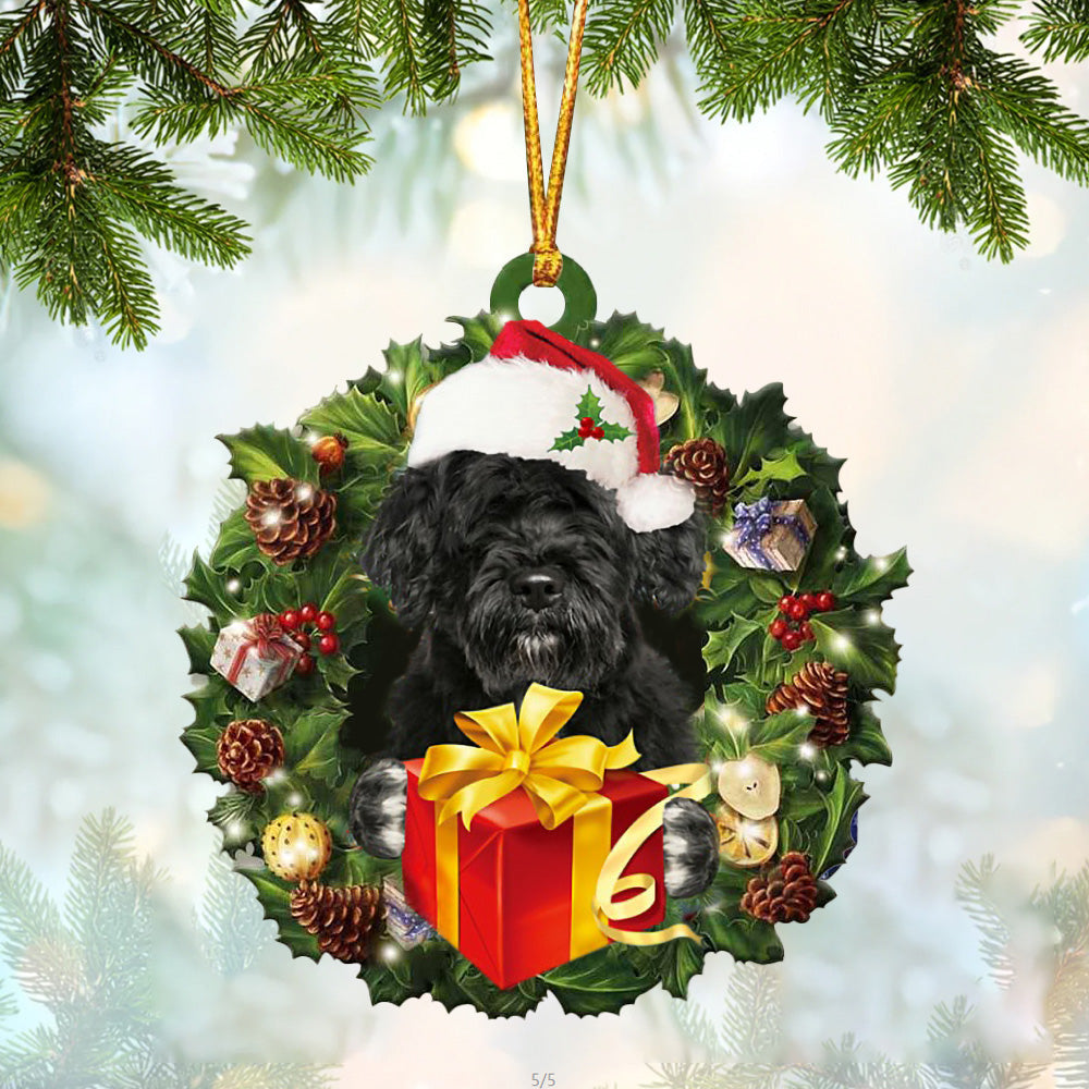 Portuguese Water Christmas Gift Hanging Ornament
