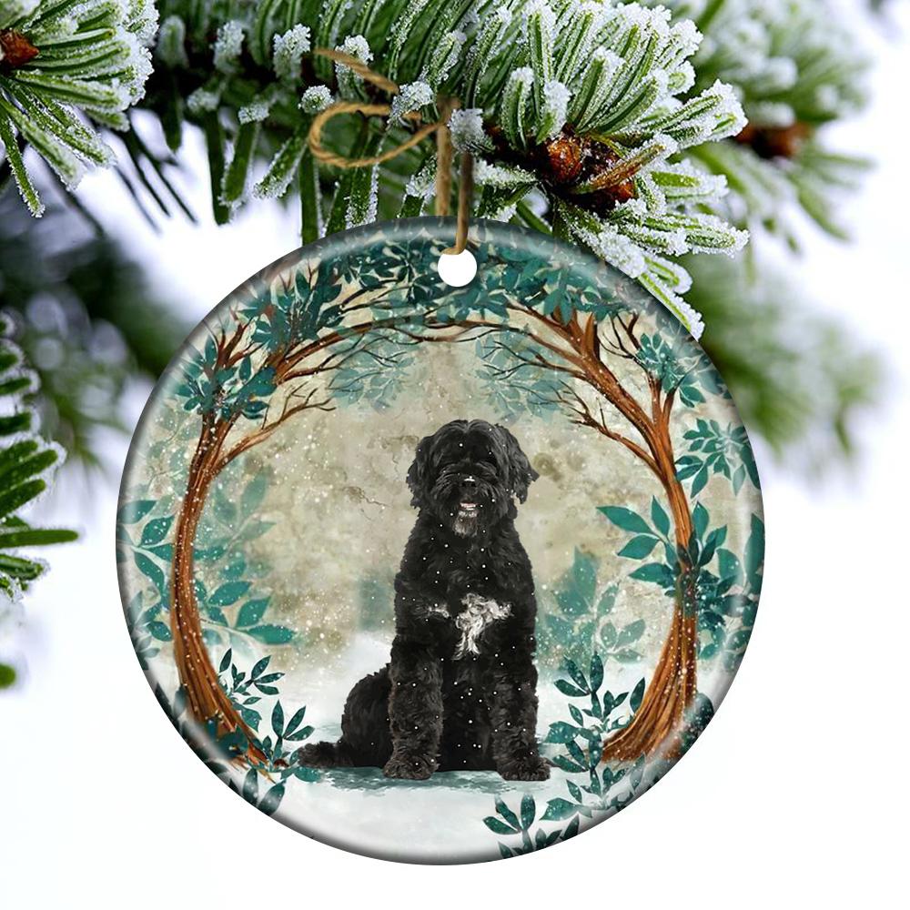 Portuguese Among Forest Porcelain/Ceramic Ornament