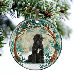 Portuguese Among Forest Porcelain/Ceramic Ornament