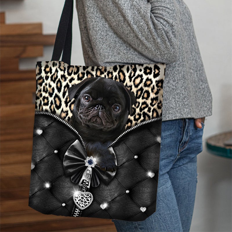 2022 New Release Pug 01 All Over Printed Tote Bag