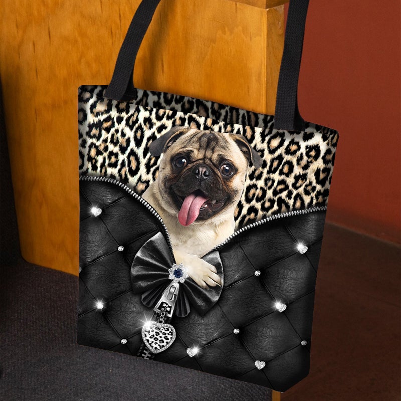 2022 New Release Pug01 All Over Printed Tote Bag