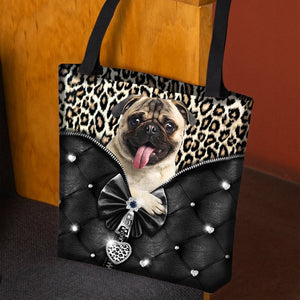 2022 New Release Pug01 All Over Printed Tote Bag