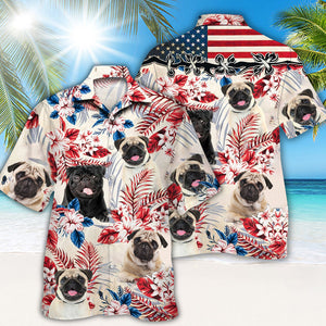 Pug Hawaiian Shirt