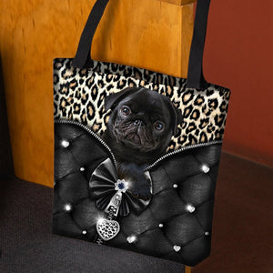 2022 New Release Pug 01 All Over Printed Tote Bag