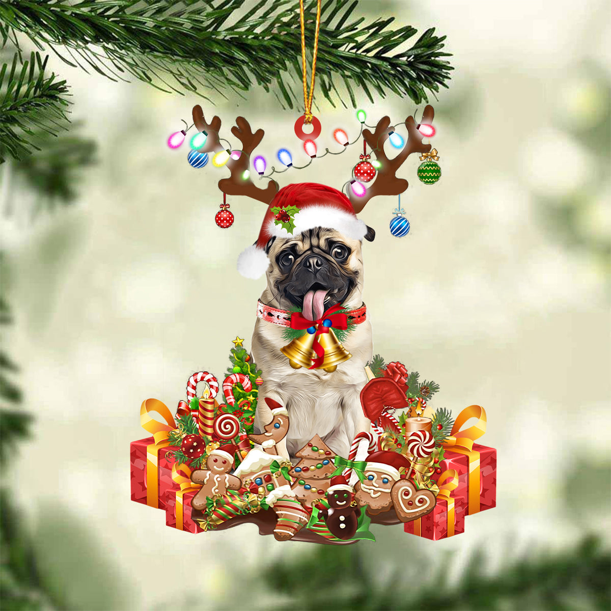 Pug1- 2022 New Release Christmas Ornament