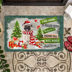 This Home Is Filled With Kisses/Pug Doormat