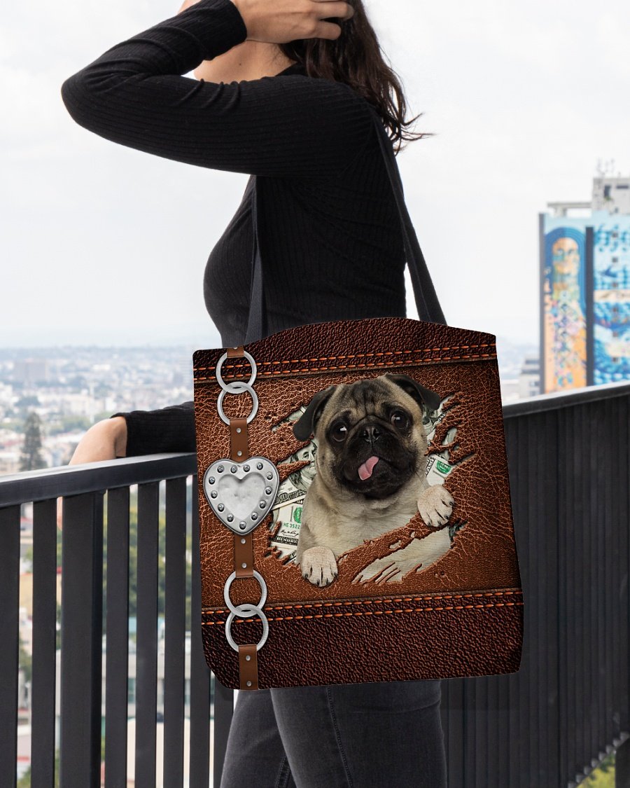 Pug Stylish Cloth Tote Bag