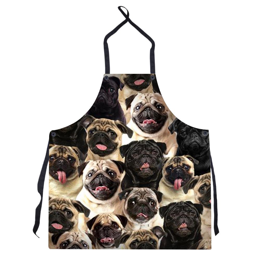A Bunch Of Pugs Apron/Great Gift Idea For Christmas