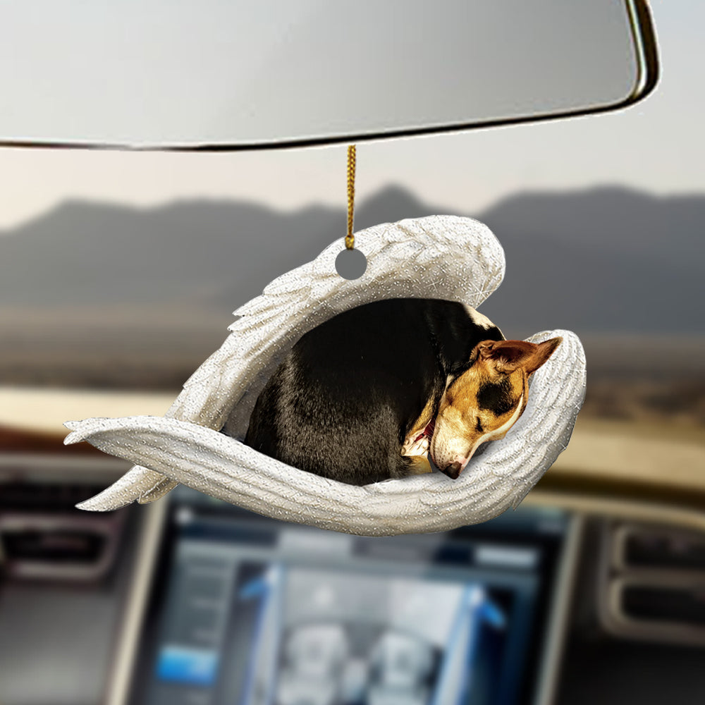 Rat Terrier Sleeping Angel Ornament Sleeping Angel Car Hanging Ornament