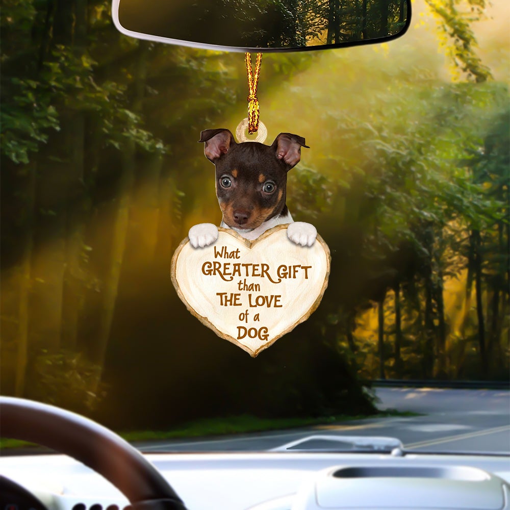 Rat Terrier Greater Gift Car Hanging Ornament