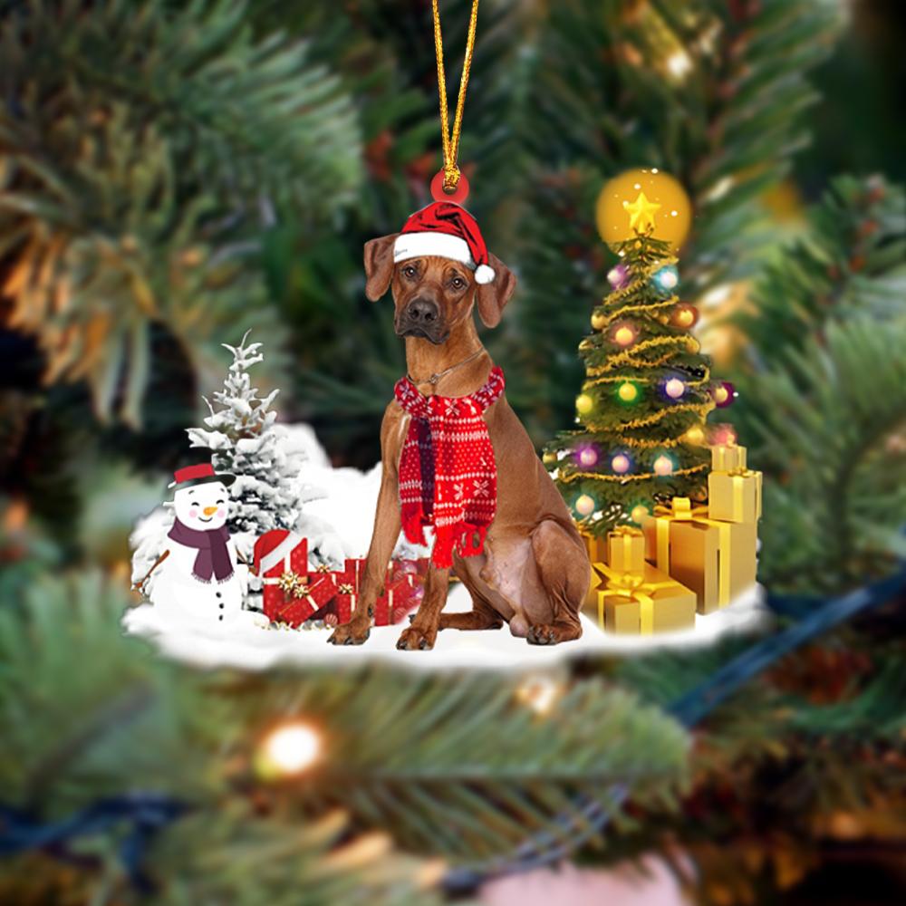 Rhodesian Ridgeback Christmas Ornament