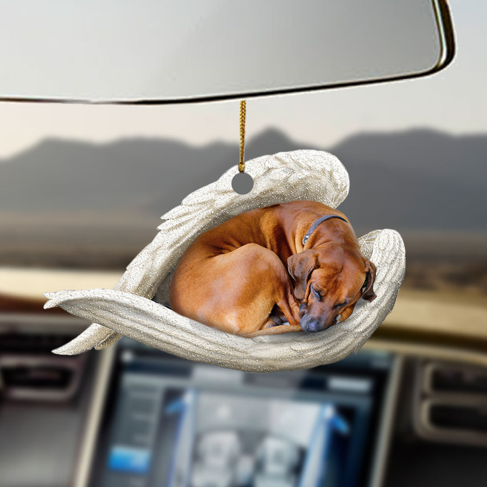 Rhodesian Ridgeback Sleeping Angel Ornament Sleeping Angel Car Hanging Ornament