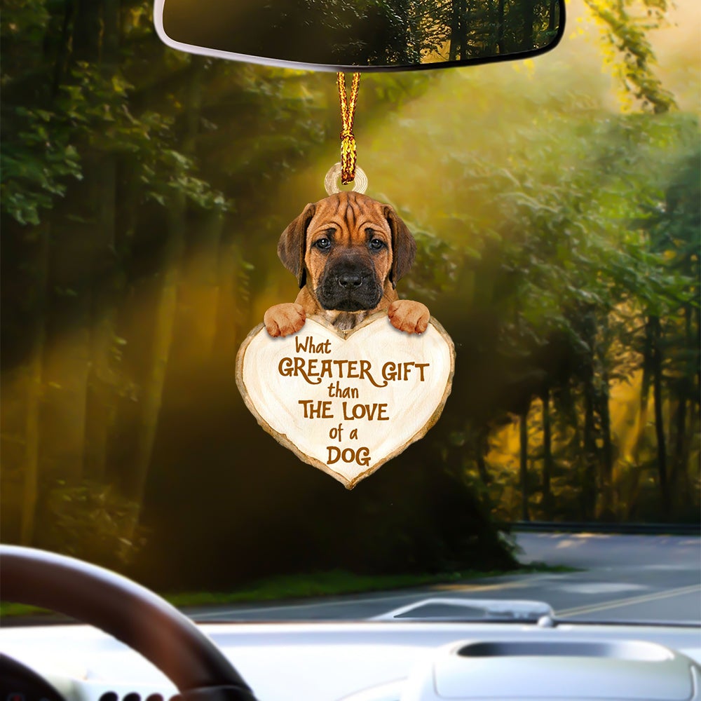 Rhodesian Ridgeback Greater Gift Car Hanging Ornament