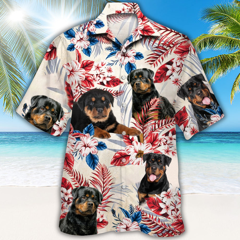 Rottweiler Hawaiian Shirt