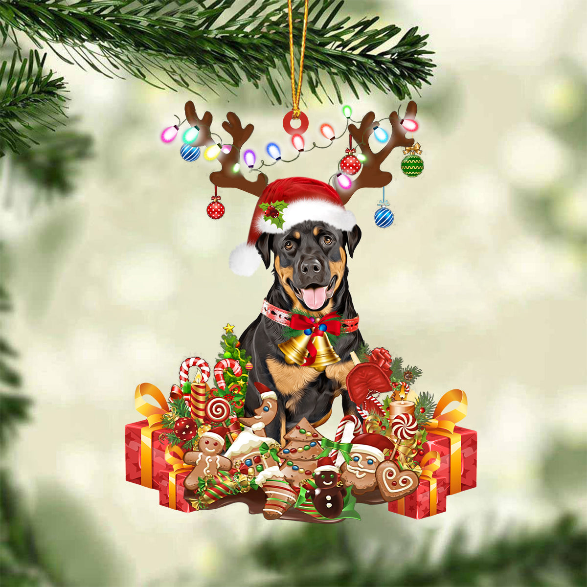Rottweiler1- 2022 New Release Christmas Ornament