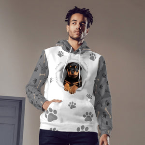 Rottweiler-Paw Dog Unisex Hoodie