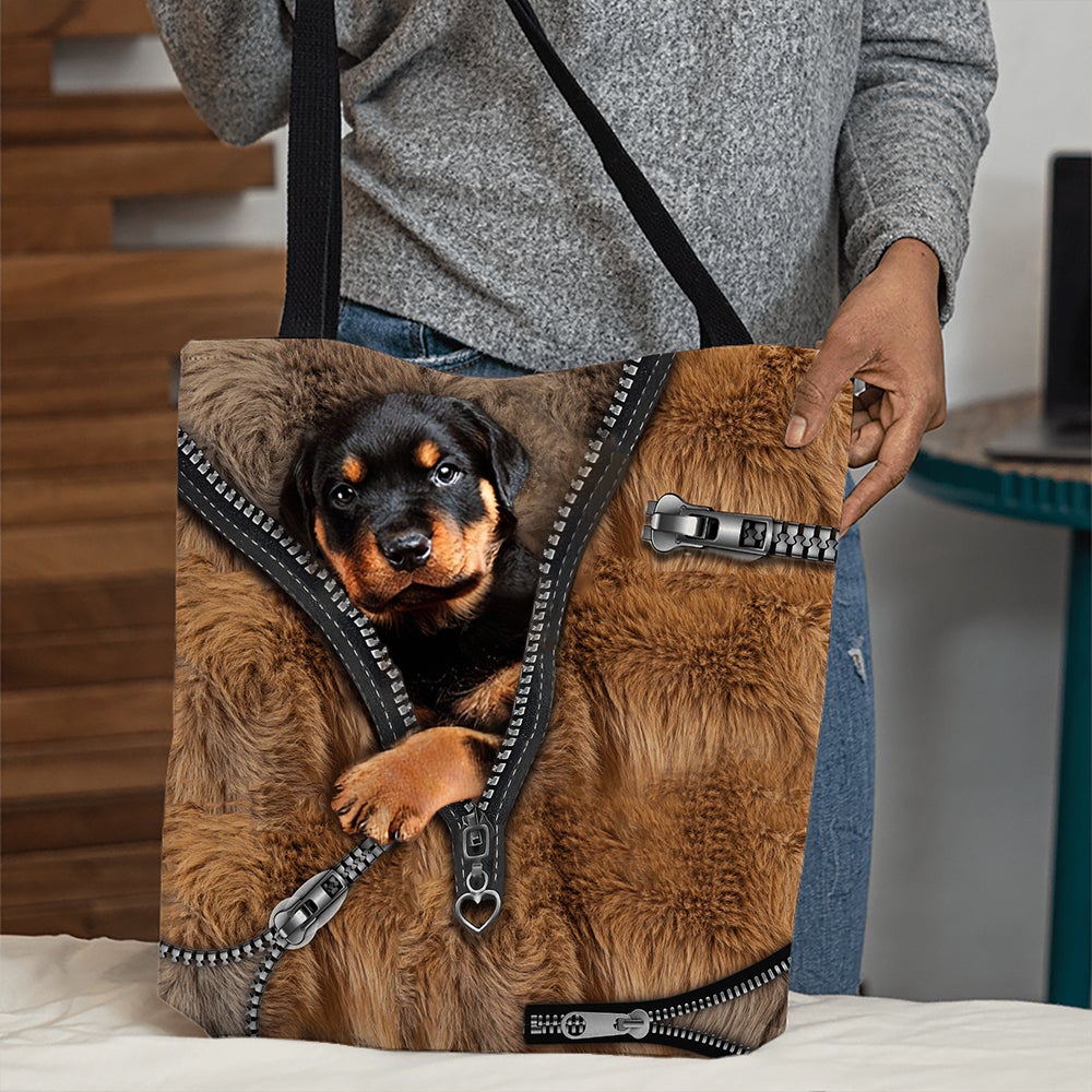 Rottweiler All Over Printed Tote Bag