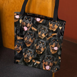 A  Bunch Of Rottweilers Tote Bag
