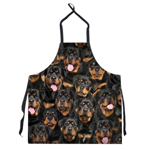 A Bunch Of Rottweilers Apron/Great Gift Idea For Christmas