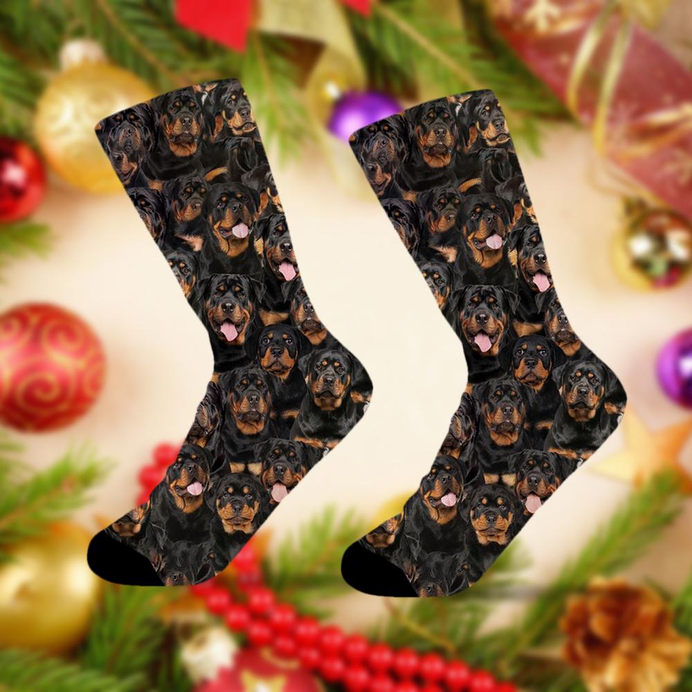 A Bunch Of Rottweilers Socks