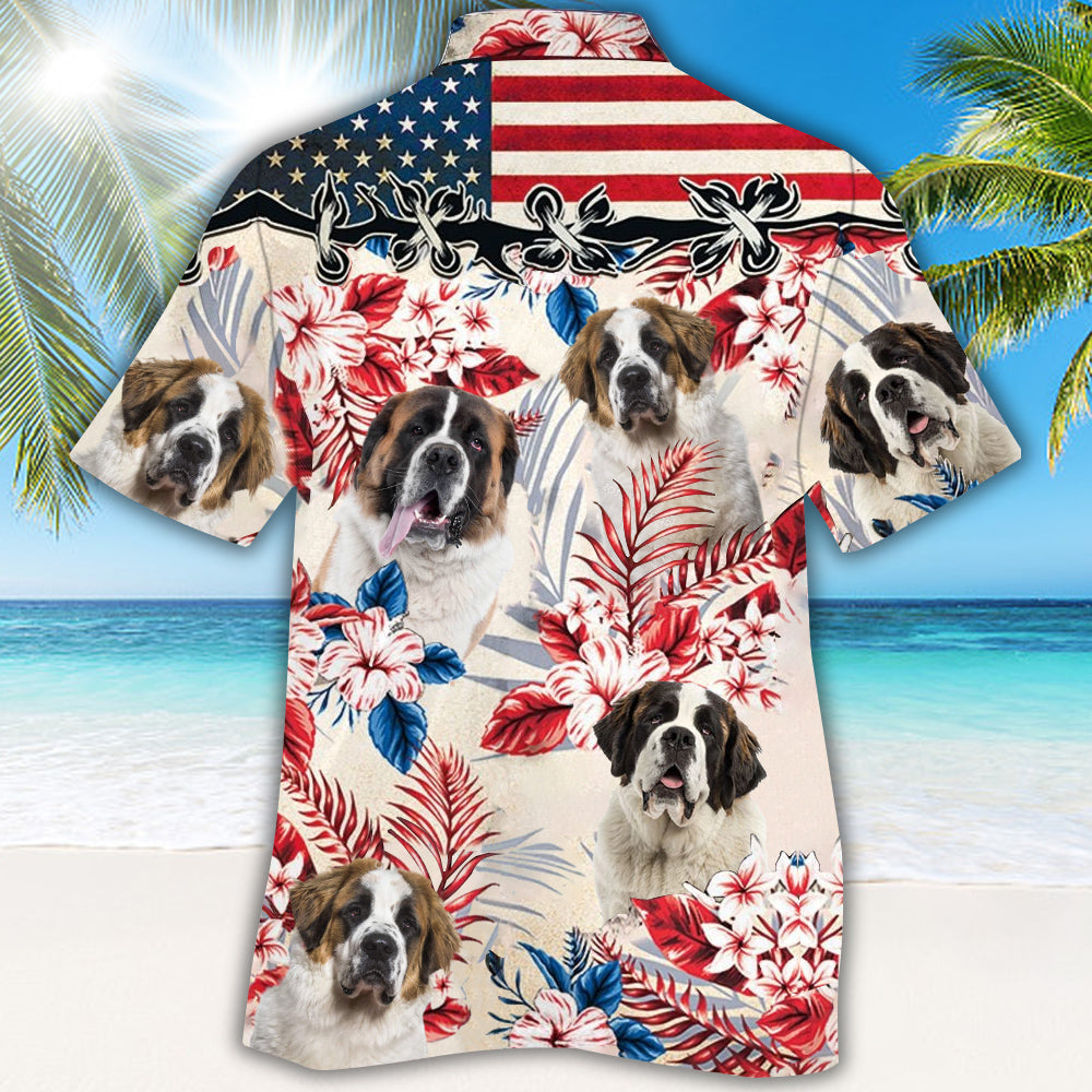 Saint Bernard Hawaiian Shirt