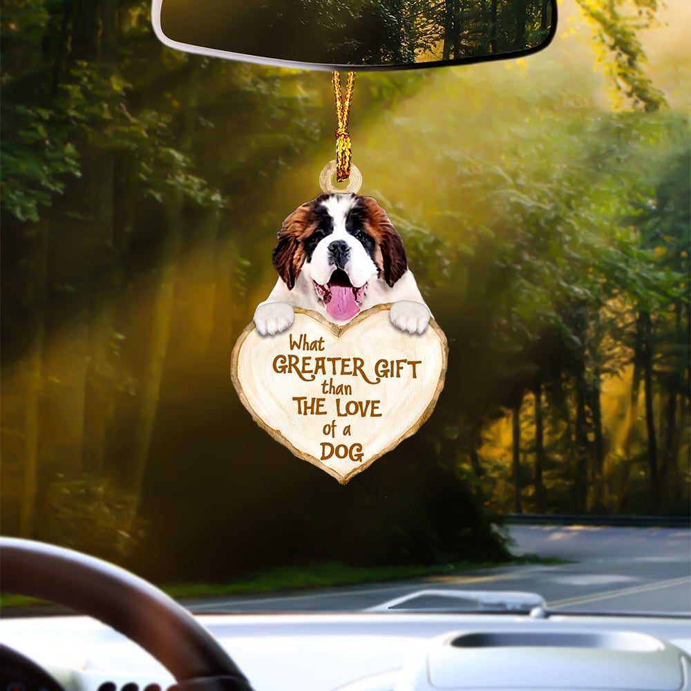 Saint Bernard Greater Gift Car Hanging Ornament