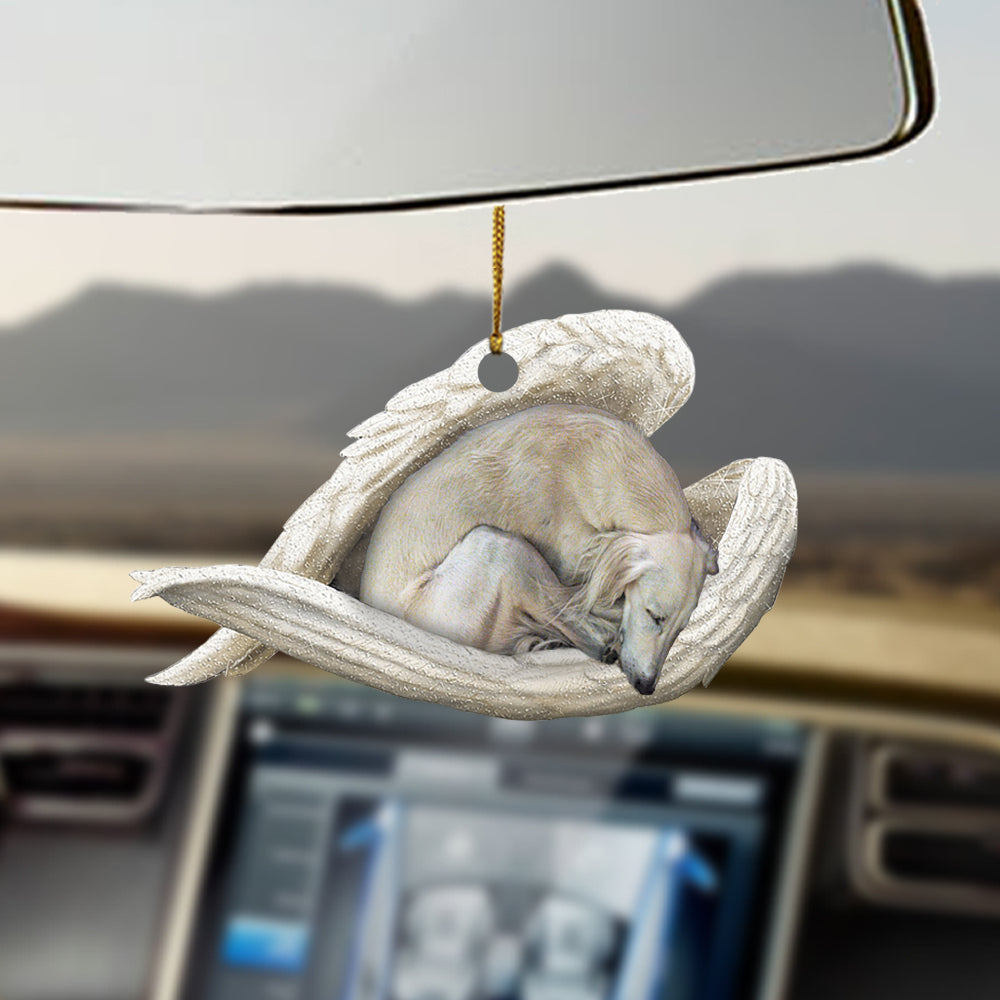 Saluki Sleeping Angel Ornament Sleeping Angel Car Hanging Ornament