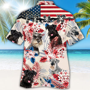 Schnauzer Hawaiian Shirt