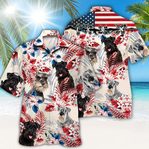 Schnauzer Hawaiian Shirt