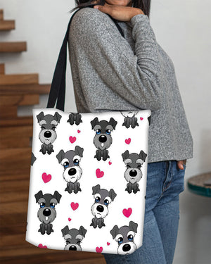 Cute Schnauzer Tote Bag